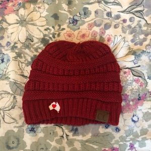 Red CC Australia Beanie